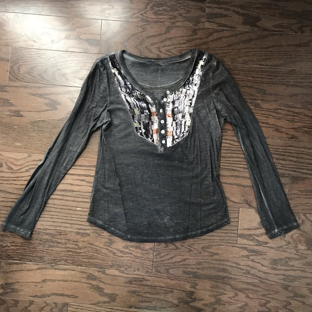 Free People sequined top